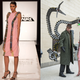 Left: Futuristic tube dress “winner” by Project Runway Season 13 loser, Sandhya Garg. Right: See it in a room!